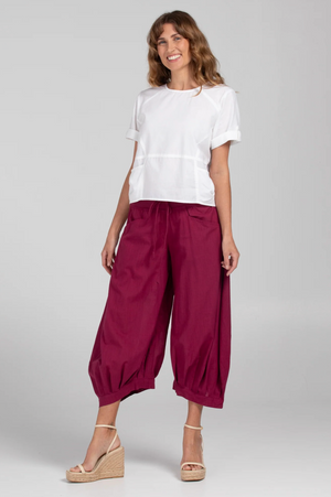 Boom Shankar Guru pants in Magenta