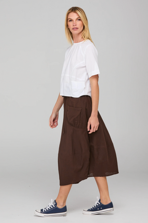 Boom Shankar Guru Skirt in Ground Coffee