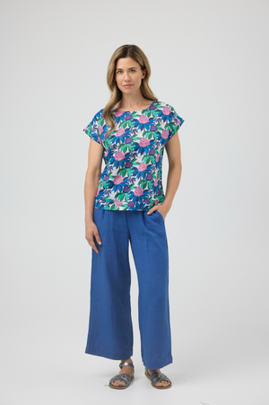 CAKE Vicky Round Neck Top in Portea
