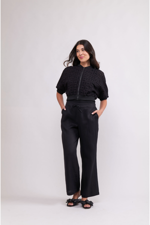 Foil Wide Variety Pant in Black