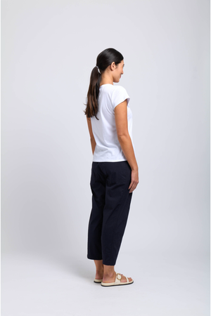 Foil Pump It Up Trapeze Pant in True Navy