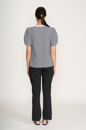 Foil Gemini Trapeze Pant in Black