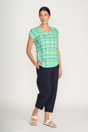 Foil Pump It Up Trapeze Pant in True Navy