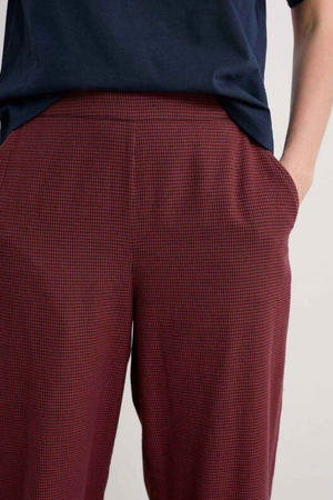 Seasalt Cornwall Vow Cave Trouser in Forest Garden Dark Cinnamon