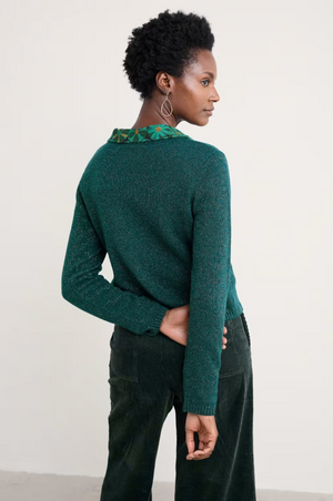 Seasalt Cornwall Tern Tide Cardigan Sparkle in Dark Wreckage