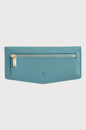 FOX and LEO Swallet Slimline Wallet in Teal