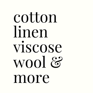 Shop by material. Choose from cotton, linen, wool and more here online at Urban Cachet.