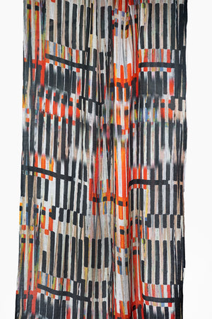 Tradition Textiles Wool Rectangle Strokes Scarf