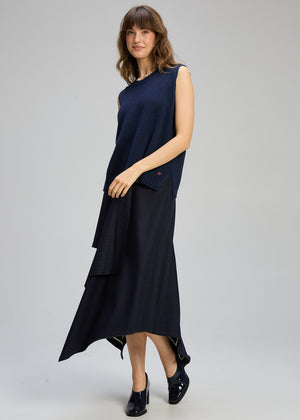 Zaket and Plover Vest Essential in Dark Denim