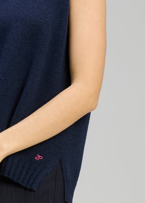 Zaket and Plover Vest Essential in Dark Denim