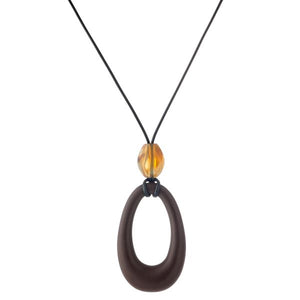 Enhance Accessories Ash Necklace in Black
