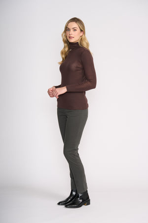 Foil Holey Moley Trouser in Dark Sage