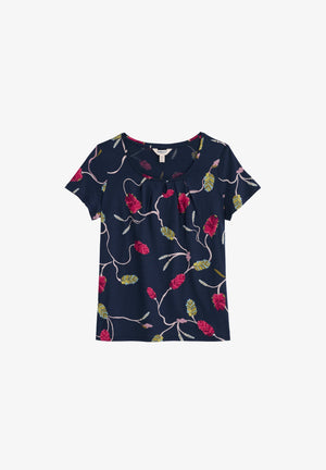 Seasalt Cornwall Appletree T-Shirt in Bottlebrush Maritime