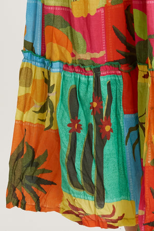 LULALIFE Cactus Midi Dress