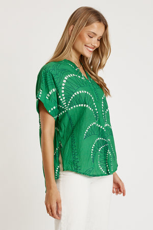 LULALIFE Idalia Top in Sea