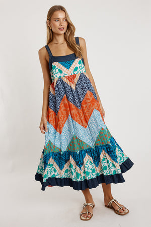 LULALIFE Romilly Sundress in Navy