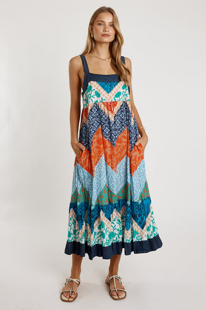 LULALIFE Romilly Sundress in Navy