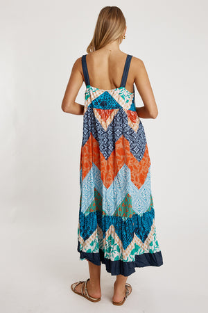 LULALIFE Romilly Sundress in Navy