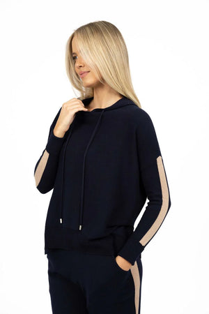 Humidity Peyton Hoodie in Indigo Latte