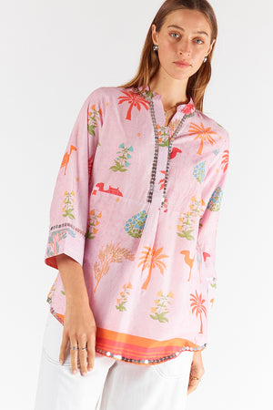 Rubyyaya Iraj Shirt in Pink