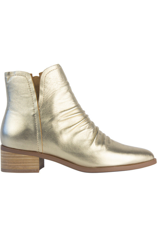 Isabella Beck Boot in Light Gold