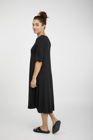 Tani Nina Spliced Dress in Black