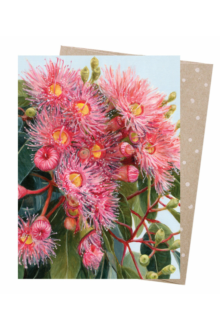 Earth Greetings Card Summer Gumflowers