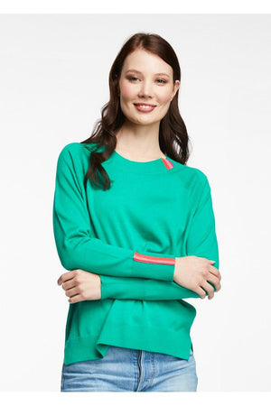 LD&CO Crew Neck Jumper in Green