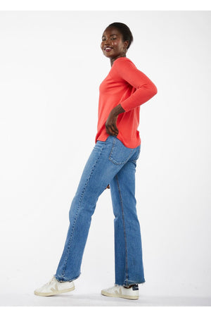 LD&CO Crew Neck Jumper in Red