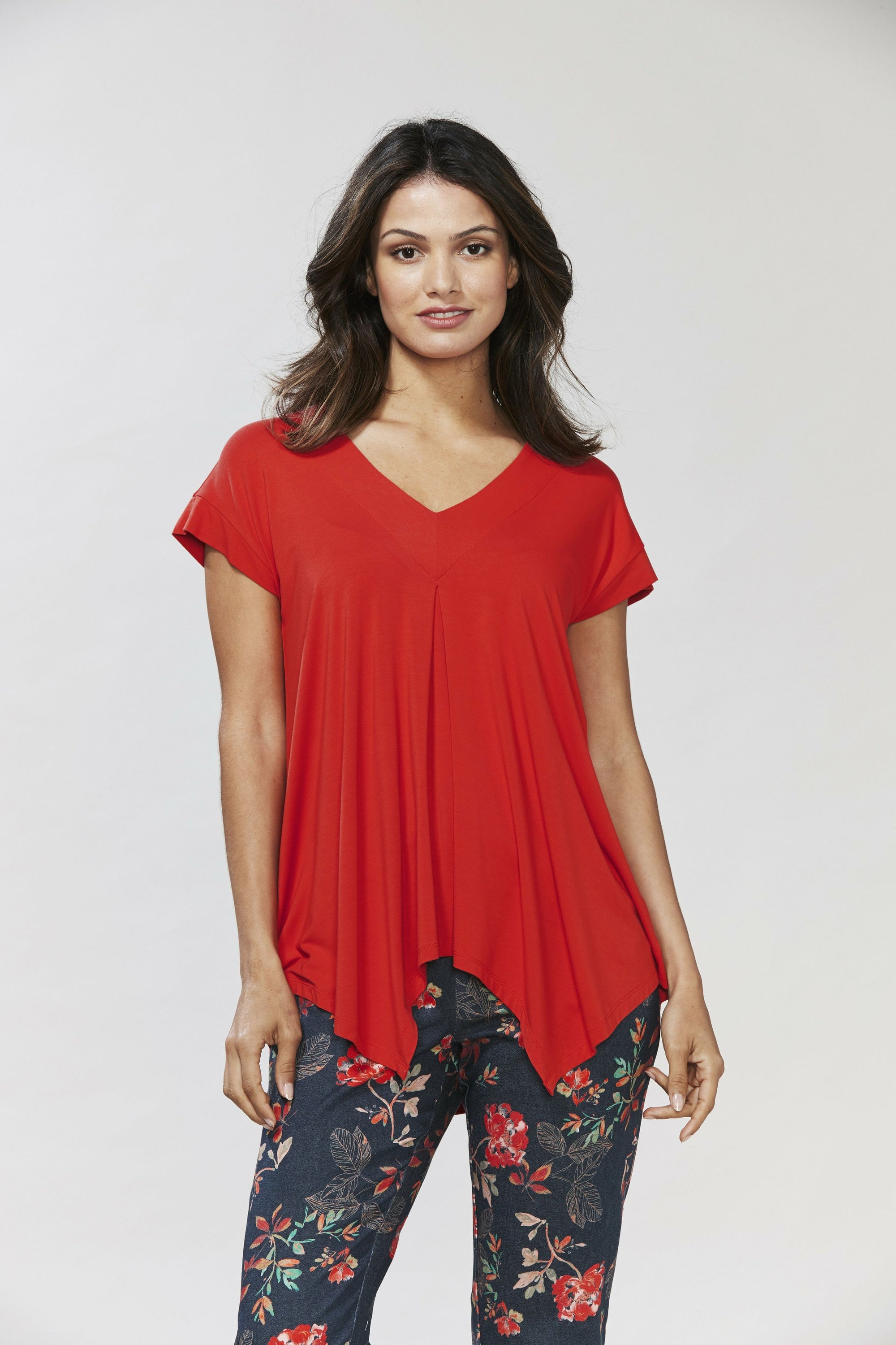 Newport Collection Jenna Swing top in Sunset