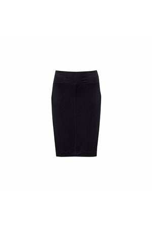 Lou Lou Australia Bamboo Midi Whitney Tube Skirt in Black