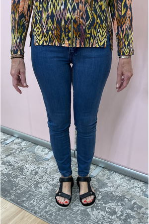 Foil Lou Lou Skinny Jean in Ink Wash