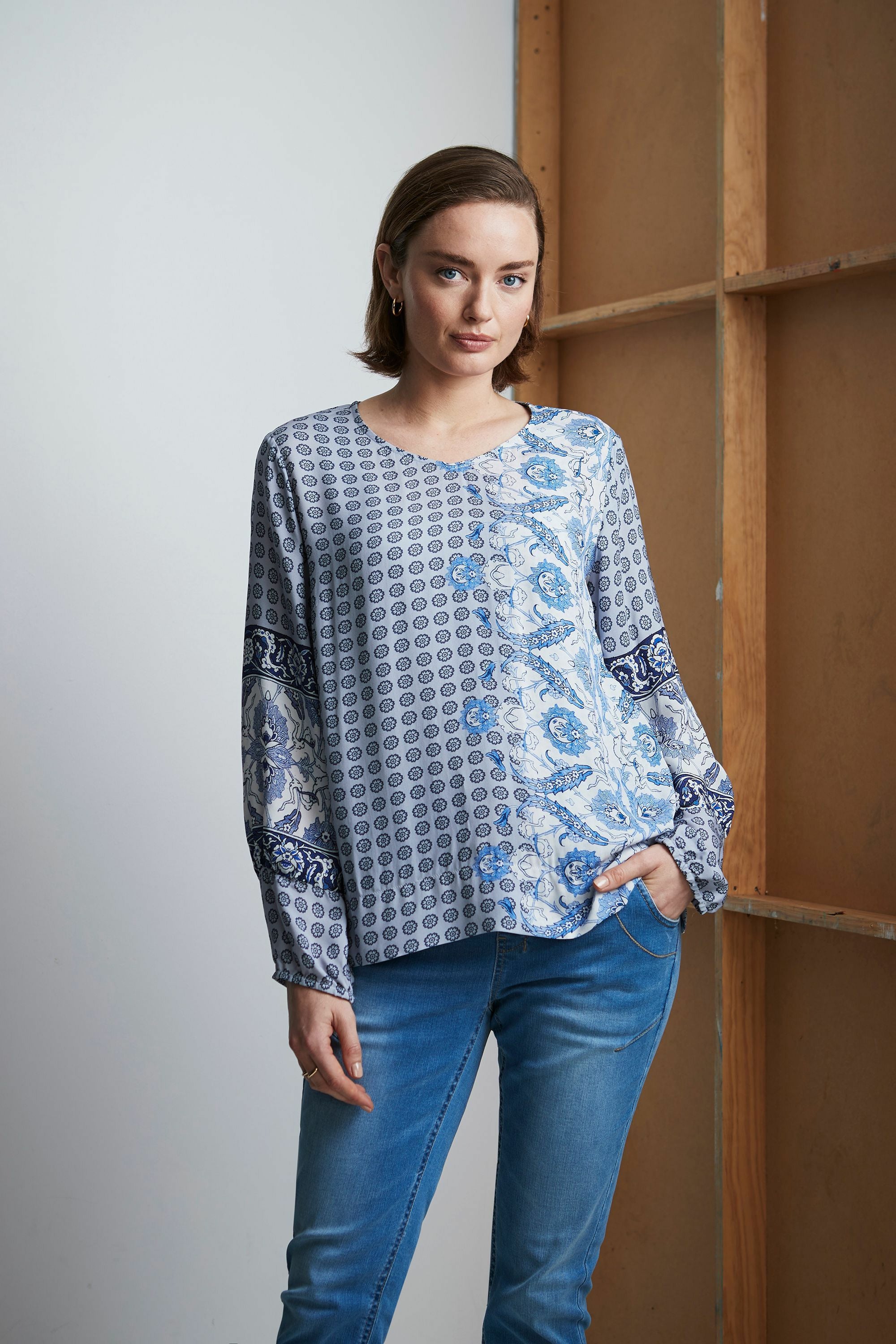 Lania The Label Serville Top in Silver