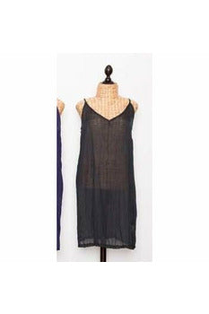 Lula Soul Kalme Cotton Slip in Navy