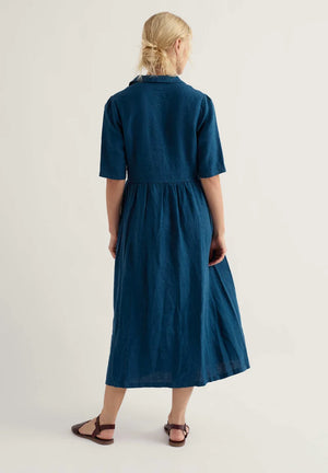 Seasalt Cornwall Fen Violet Dress in Ocean Drift