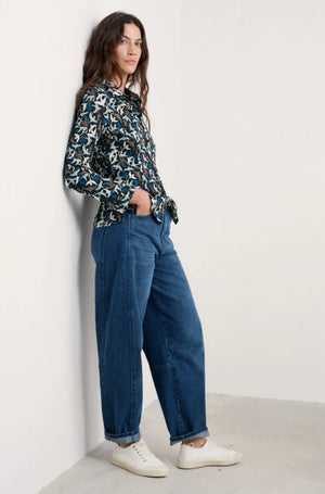 Seasalt Cornwall Larissa Shirt in Swooping Birds Onyx