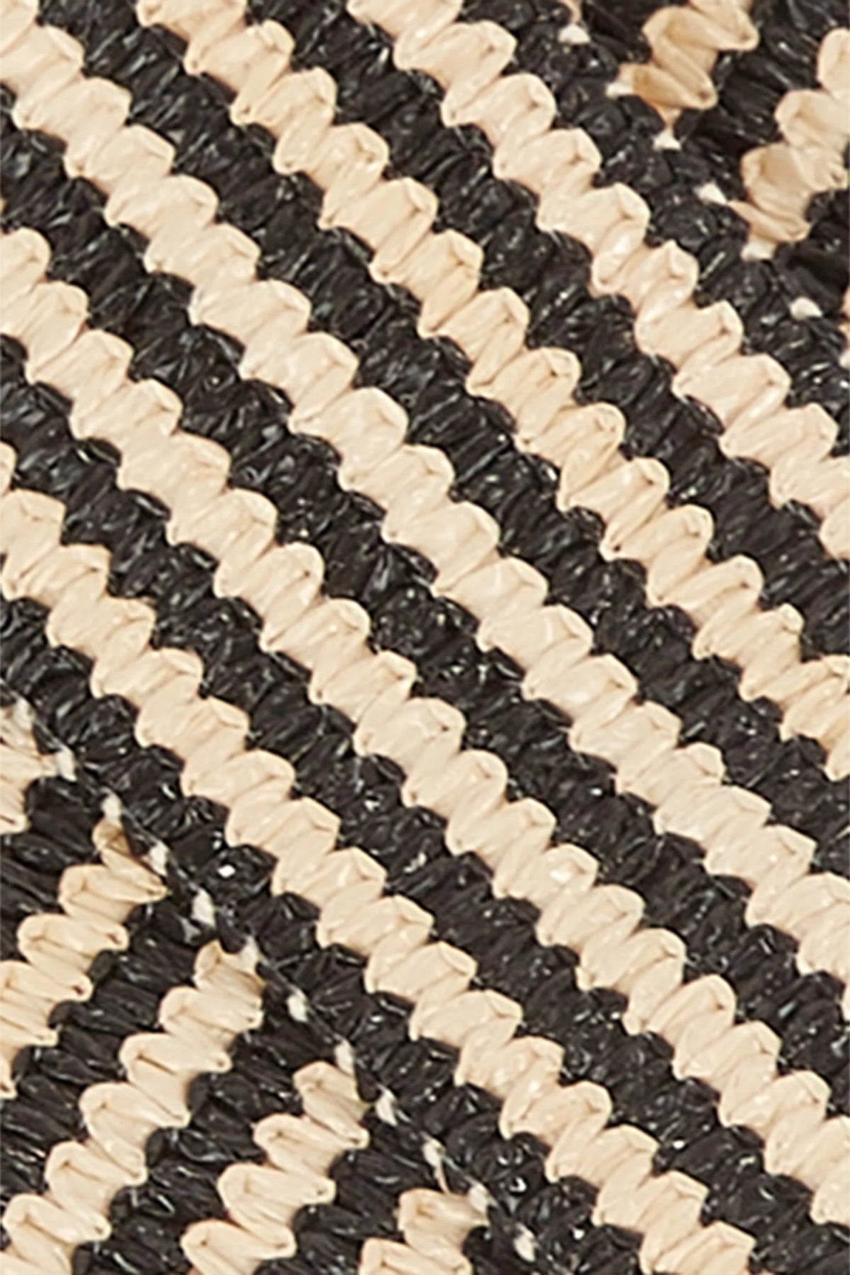 King Louie Striped Belt in Black