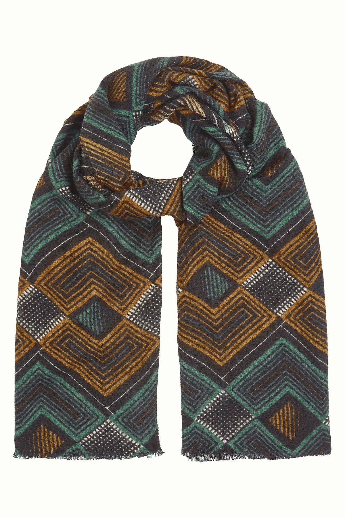 King Louie Scarf Morrison in Urban Green