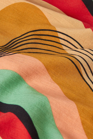 King Louie Judy Midi Skirt in Falaise