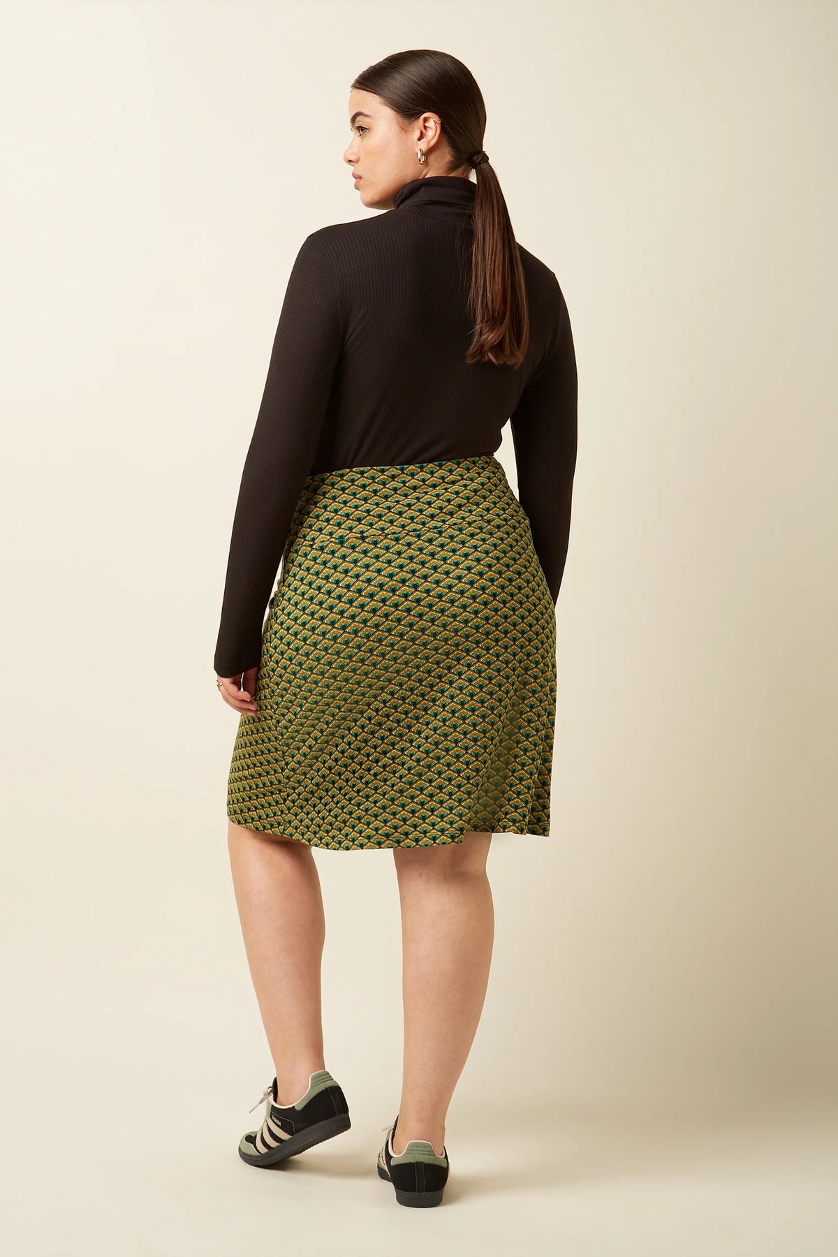 King Louie Border Skirt Frio in Spruced Green