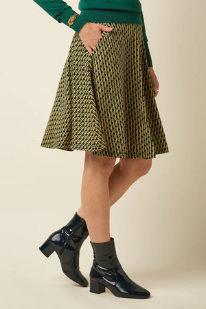 King Louie Serena Skirt Gauzy in Black