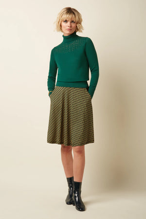 King Louie Serena Skirt Gauzy in Black