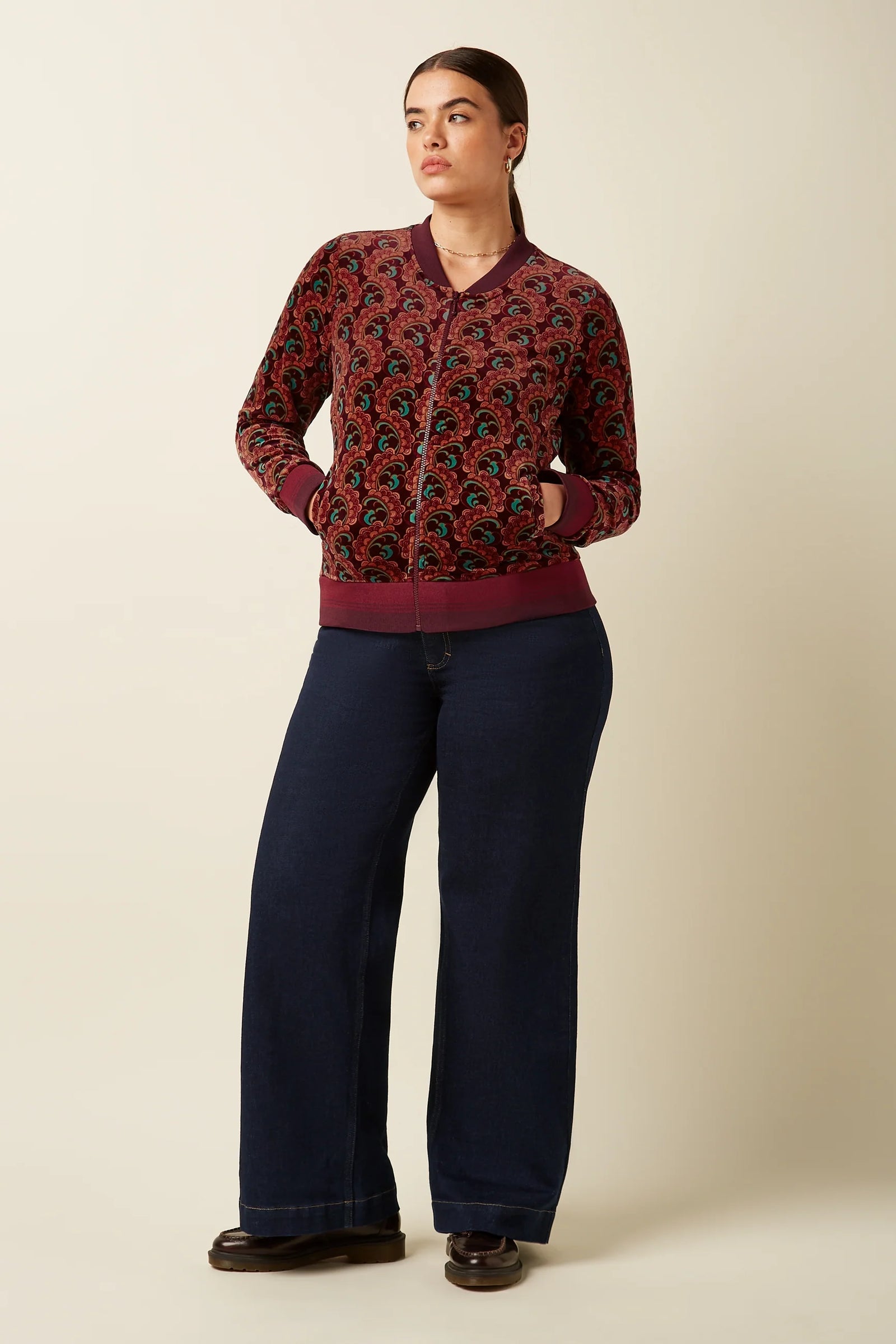 King Louie Bessie Jacket Winkie in Porto Red