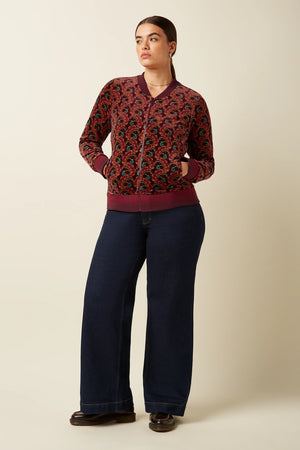 King Louie Bessie Jacket Winkie in Porto Red