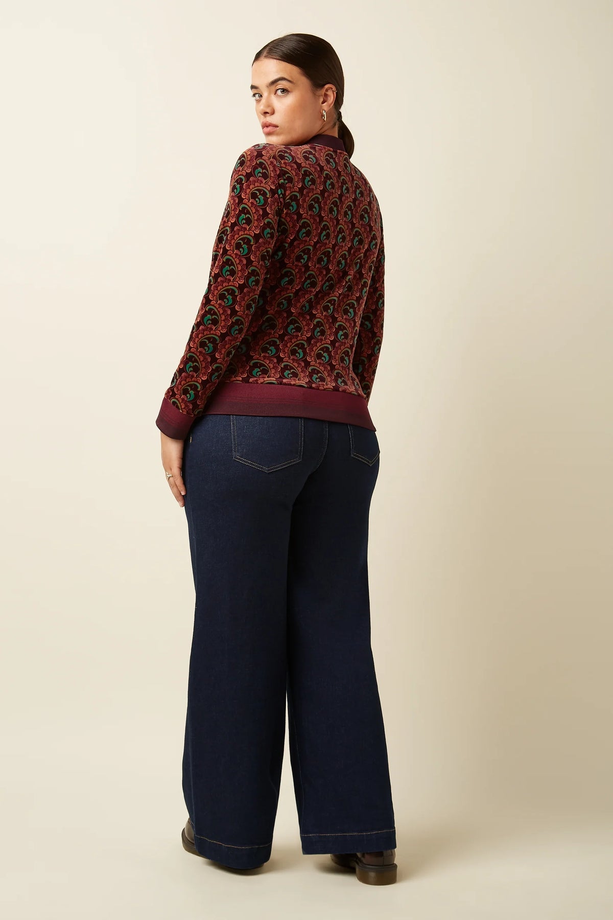 King Louie Bessie Jacket Winkie in Porto Red