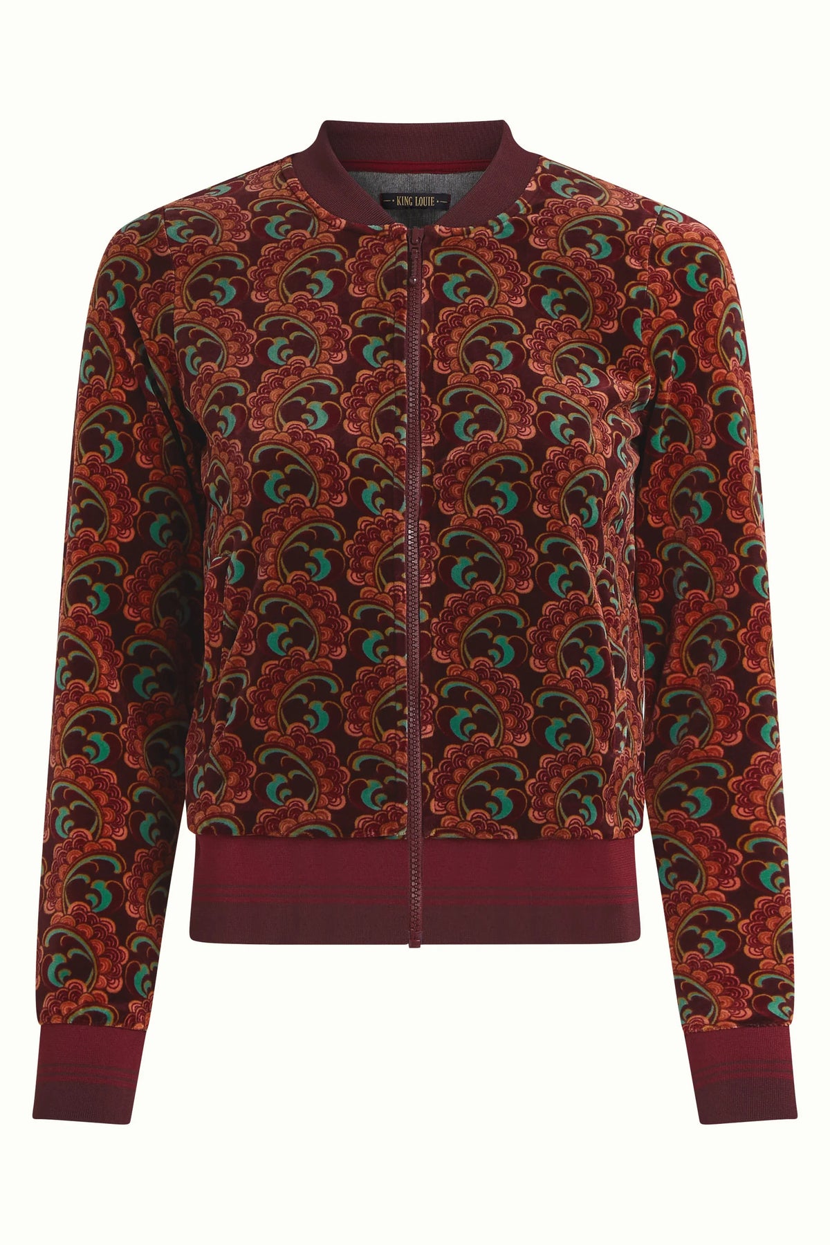 King Louie Bessie Jacket Winkie in Porto Red