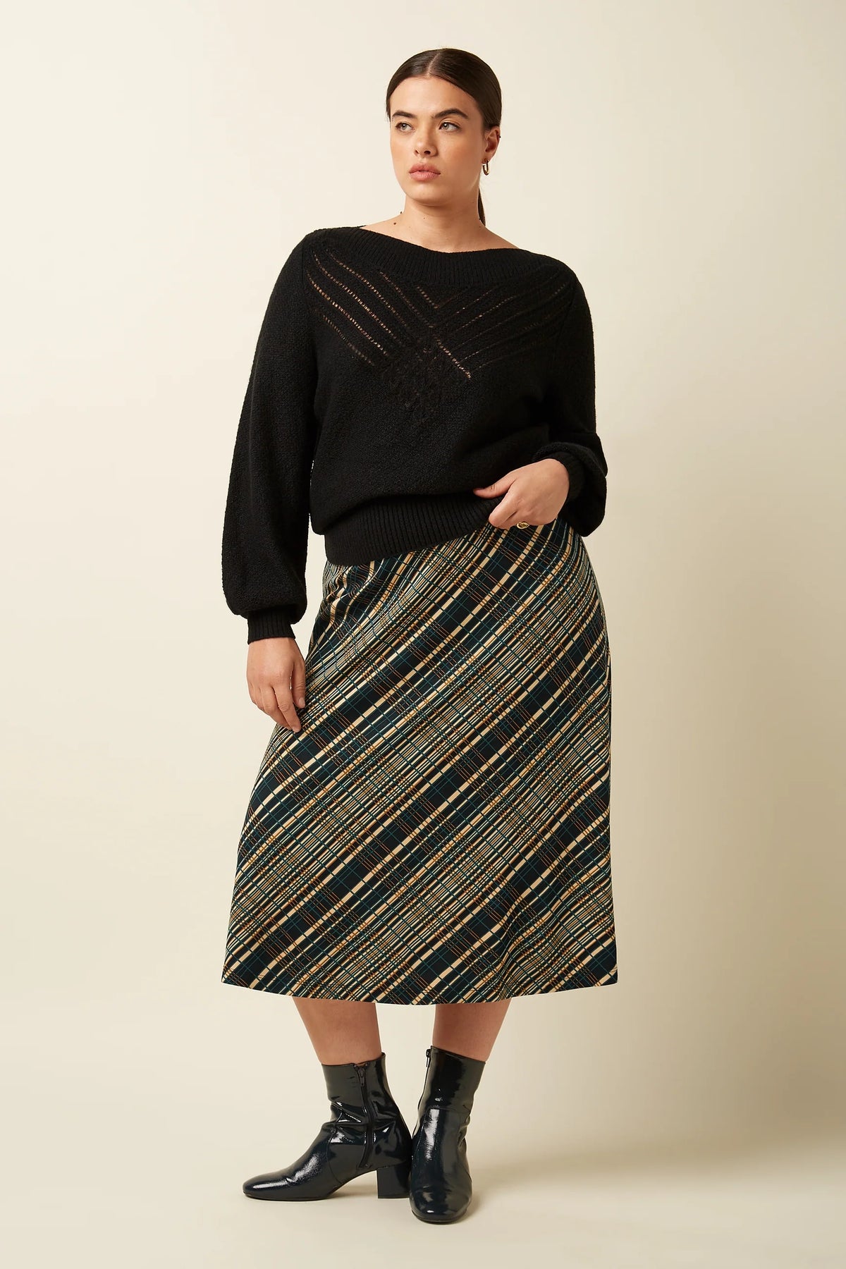 King Louie Juno Skirt Chime in Black