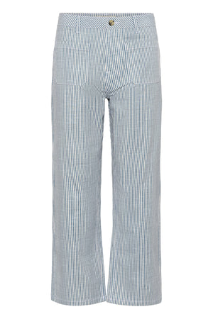 Cream Clothing Berta 7/8 Twill Audrey Fit Jeans in Horizon Blue Milkboy