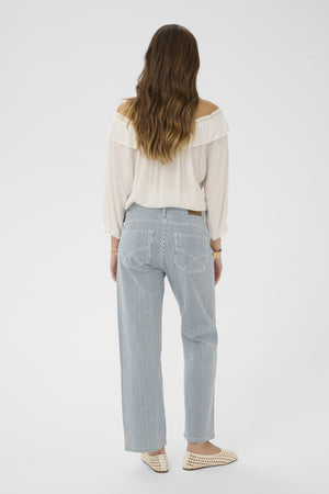 Cream Clothing Berta 7/8 Twill Audrey Fit Jeans in Horizon Blue Milkboy