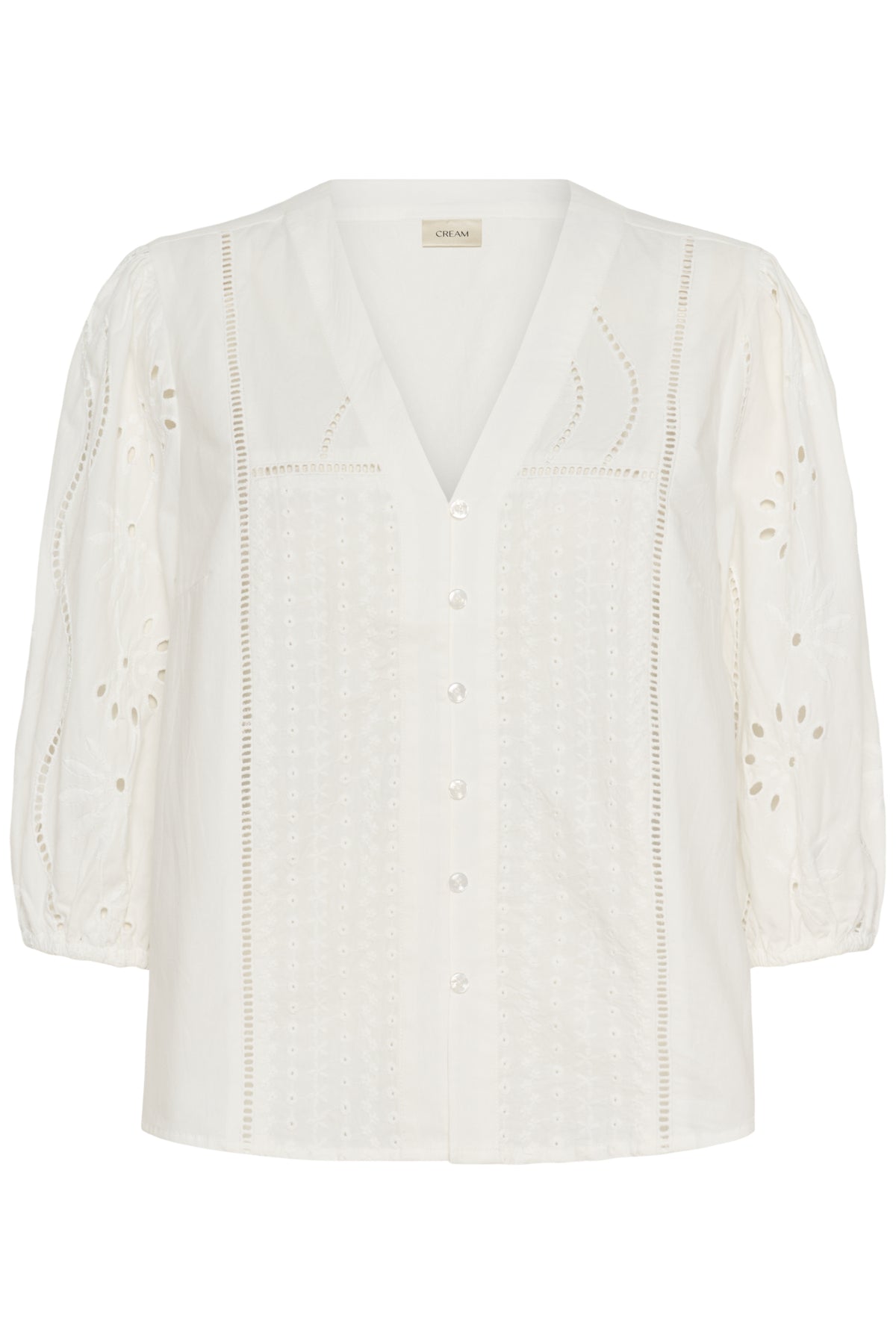 Cream Clothing Signe Blouse in Snow White